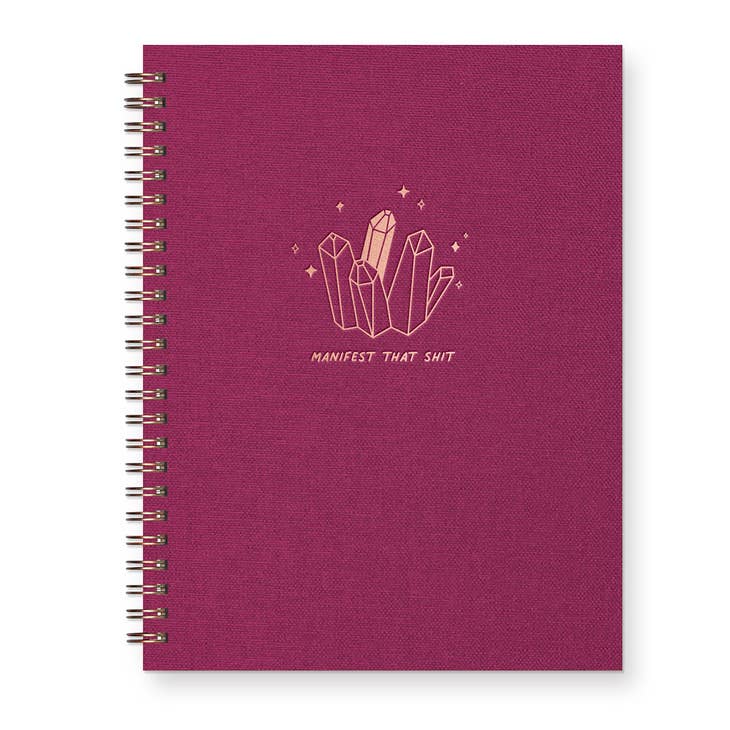 Manifest That Shit Lined Notebook