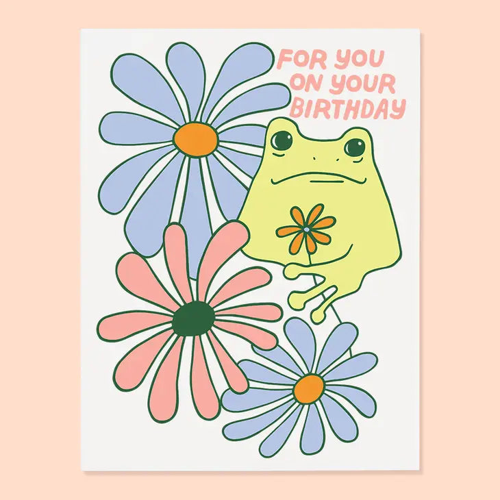 Birthday Frog Card