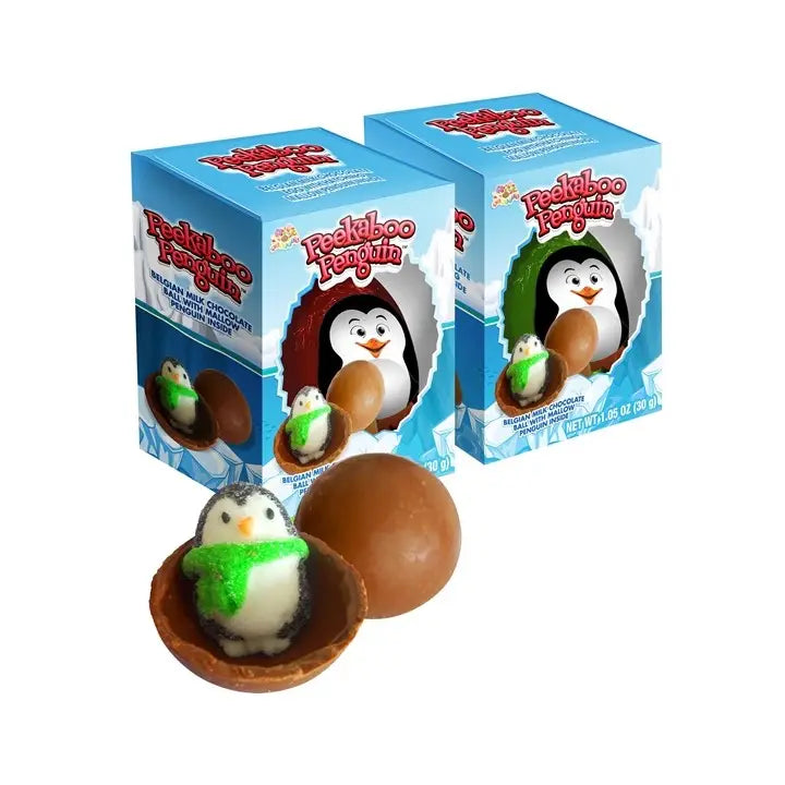 Peek-a-Boo Penguin Hot Chocolate Bomb