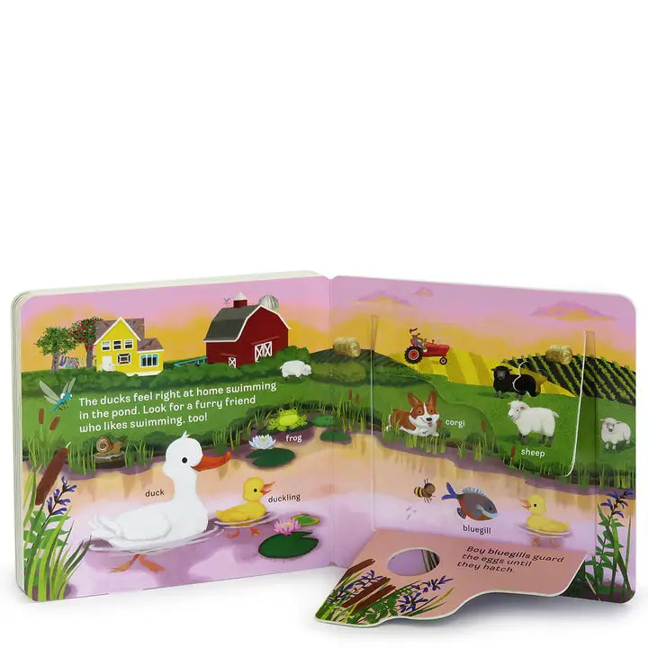 Peek-A-Flap Moo Board Book