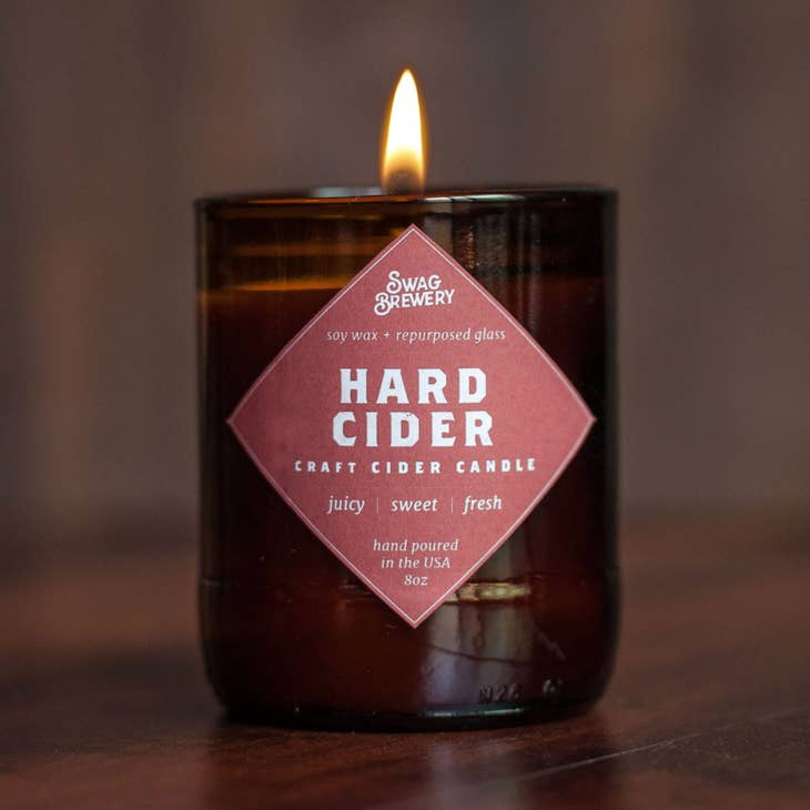 Hard Cider Brew Candle