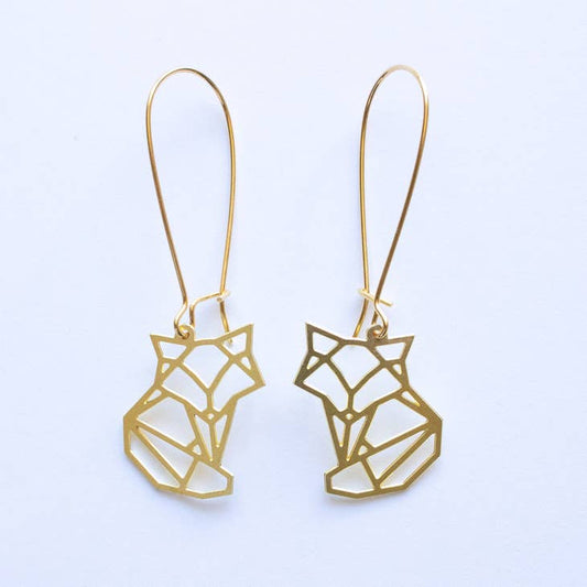 Fox Geometric Earrings