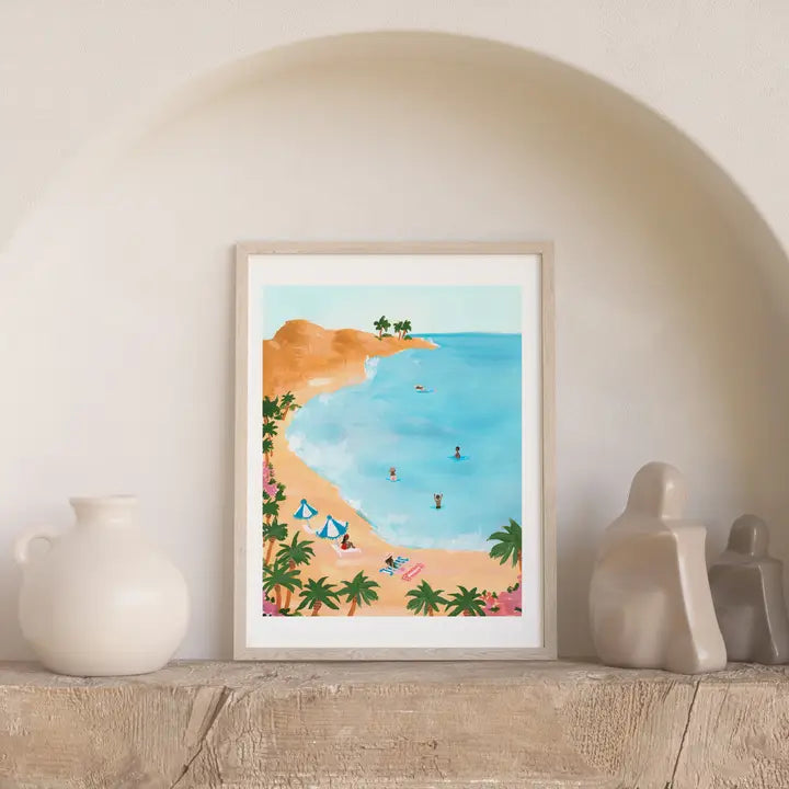 French Riviera Travel Print