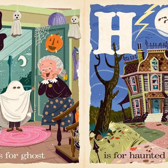 B is for Boo: A Halloween Alphabet Board Book