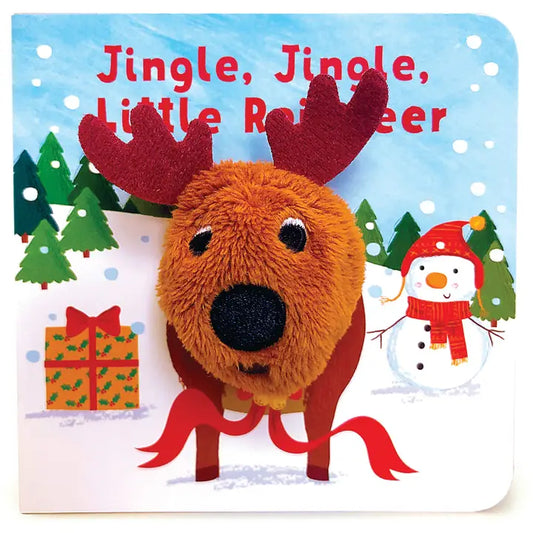 Jingly, Jingle, Little Reindeer Finger Puppet Board Book