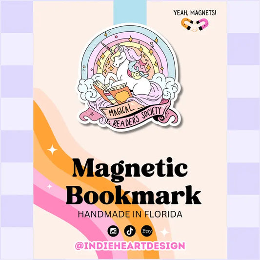 Magical Reader's Society Magnetic Bookmark