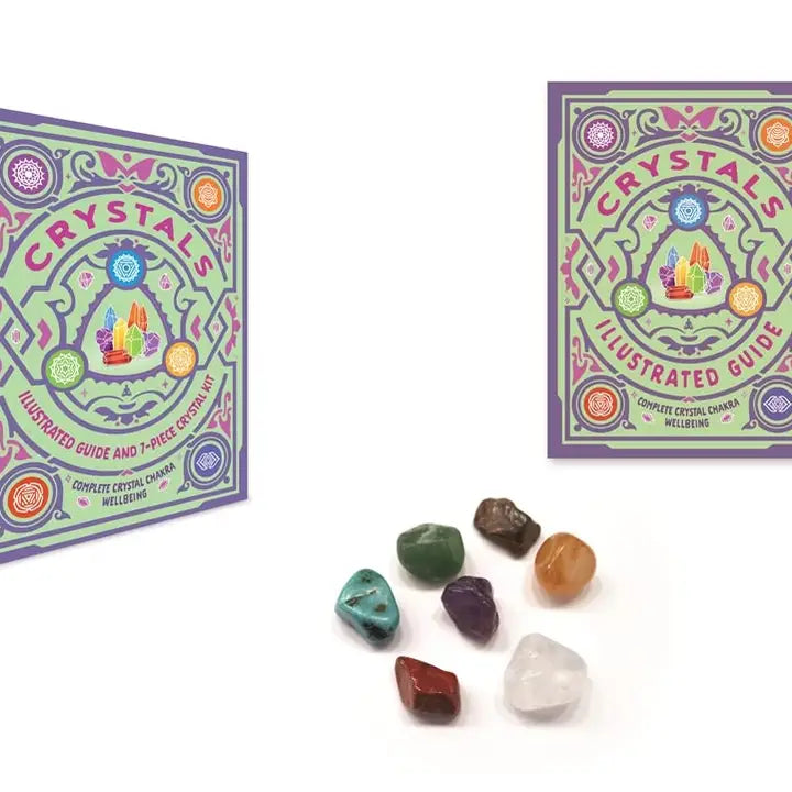 Crystals: Chakra Healing Crystals Set and Guidebook