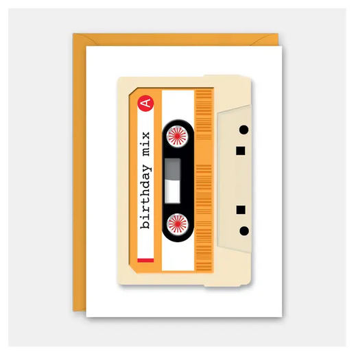 Mix Tape Birthday Card