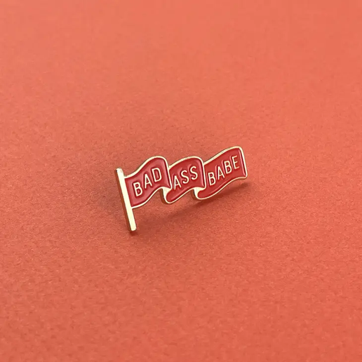 Badass Babe Enamel Pin