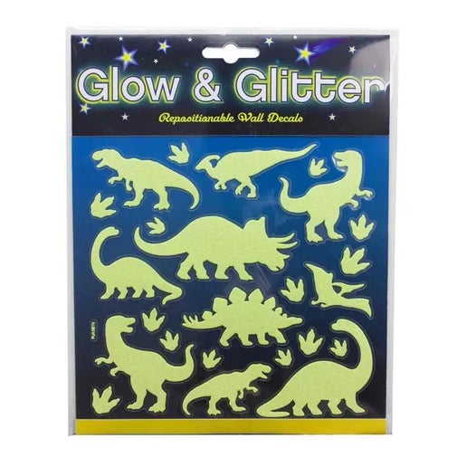 Dinosaur Glow & Glitter Decals