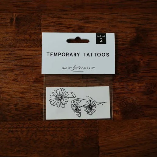 Daisy Temporary Tattoos