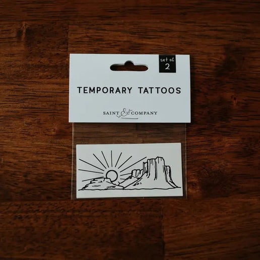 Desert Sun Temporary Tattoos