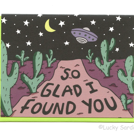 So Glad I Found You UFO Card